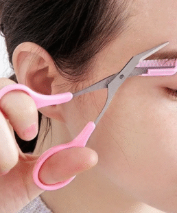 Stainless Steel Eyebrow Trimming Scissors