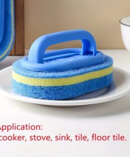 Sponge Cleaning Brush With Handle