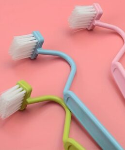 1pc V-shaped Toilet Cleaning Brush